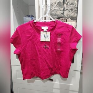Calvin Klein Cropped Tee